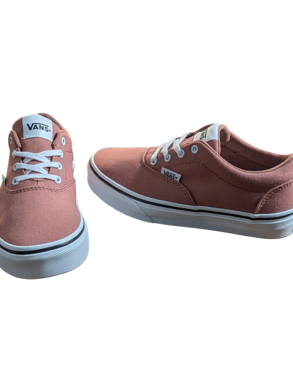 Vans Doheny Kids Shoes Size 2 Canvas Night Rose Pink Low Top Sneakers New Box - Picture 5 of 9